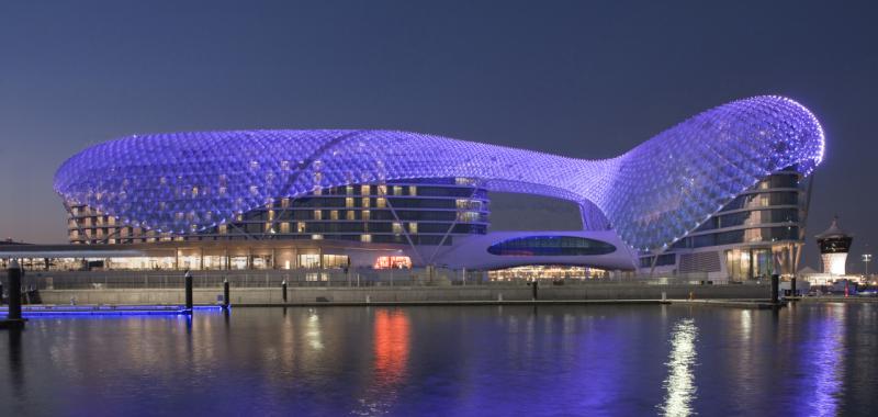 2. Yas Viceroy Abu Dhabi Hotel